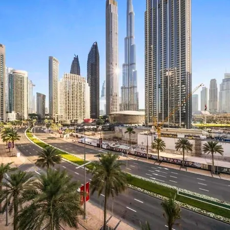 Iconic Burj View - Burj Crown - 5 Min Walk To Mall Dubai Exterior photo